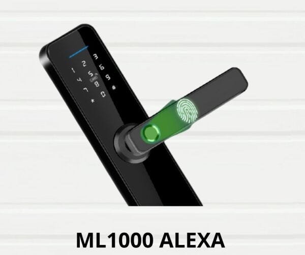 Fechadura Digital Principal Com Biometria: Ml1000 Alexa - 4
