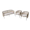 Ver imagem 3 de Conjunto 3 Peças Sofa e Poltronas Estofadas Leblon Fratini