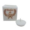 Vela Decorativa Luminária Quadrada Bodas De Ouro Kit 6 Un - 3