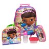 Kit Mochila Infantil Doutora Brinquedos Com Rodinhas - 1