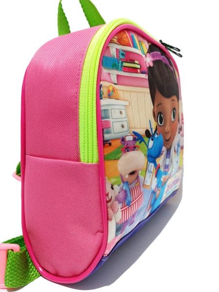 Kit Mochila Infantil Doutora Brinquedos Com Rodinhas - 5