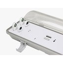 Ver imagem 3 de Luminária Blindada Hermética Sobrepor Ip65 1,2 Mt para T5 e T8
