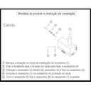 Ver imagem 2 de Cabide Kit 2 Peças Para Banheiro Gancho 417Vt2 Grego Metal