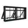 Janela Vitro Maxim-ar 100x60 Req 12cm Horizontal Quadriculada Stander - 1