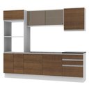 Ver imagem 2 de Cozinha Acordes Glamy Armário Torre Balcão MDF Rustic Madesa