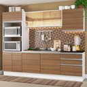 Ver imagem 6 de Cozinha Acordes Glamy Armário Torre Balcão MDF Rustic Madesa