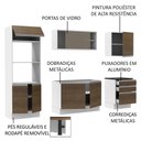 Ver imagem 5 de Cozinha Acordes Glamy Armário Torre Balcão MDF Rustic Madesa