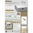Ver imagem 6 de Cama Box Baú Blindada com Colchão Riviera Molas Ensacadas 25cm:corino Bege/solteiro