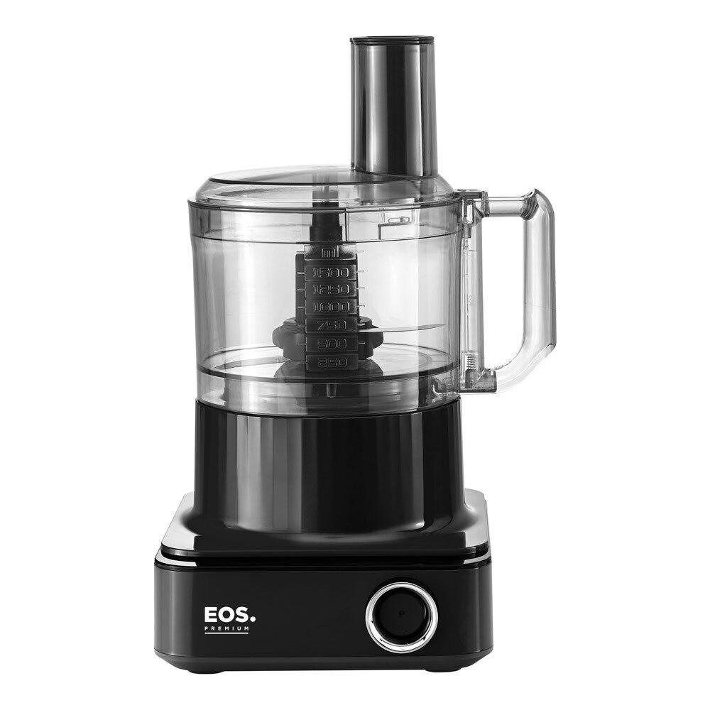 Processador de Alimentos Eos Premium Multipro Master Digital 7 em 1 All Black 1000w Eps03p 220v