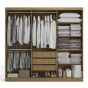 Ver imagem 2 de Guarda-Roupa 3 Portas de Correr com Espelho Kappesberg J576 Frow
