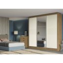 Ver imagem 4 de Guarda-Roupa 3 Portas de Correr com Espelho Kappesberg J576 Frow