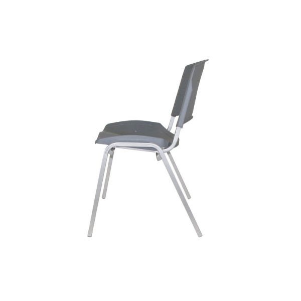 Cadeira base fixa Star Colorida com base em cor Alumínio 	 - Cinza - 3