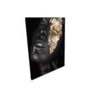 Ver imagem 2 de Quadro 85x60cm Mulher Negra Parte Rosto Canvas