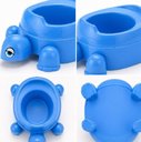 Ver imagem 3 de Pinico Troninho Infantil Tartaruga Azul Assento Desfralde Bebê Xixi Banheiro Quarto Creche Meninos