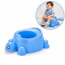 Ver imagem 6 de Pinico Troninho Infantil Tartaruga Azul Assento Desfralde Bebê Xixi Banheiro Quarto Creche Meninos