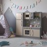 Cozinha Infantil com Refrigerador Diana em Mdf Cinza - Ofertamo - 1