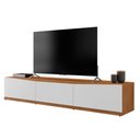 Ver imagem 2 de Rack para Tv Mônaco com Gaveta Cedro/branco