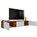 Ver imagem 3 de Rack para Tv Mônaco com Gaveta Cedro/branco