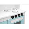 Cozinha Infantil Completa com Armário Fogão Pia e Microondas Brinquedo Educativo:menta - 5