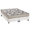 Ver imagem 1 de Cama Box Queen: Colchão Espuma Ortobom Physical Ultra Resistente + Base CRC Courano White(158x198)