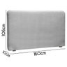Kit Cama Box Queen Size + Cabeceira Orgânica Moscou 160cm Bouclê - Sofa Store:bouclê Cinza Claro - 4