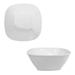 Conjunto 6 Tigelas Quadradas Fundas Multiuso Melamina 20cm - 3