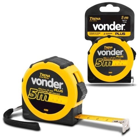 TRENA DE FITA DE ACO 5MTS X 19MM VONDER PLUS