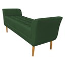Ver imagem 4 de Calçadeira Recamier Casal 1,50m Londres Veludo - Pallazio Verde