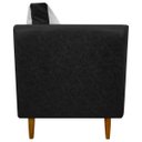 Ver imagem 4 de Kit 2 Poltronas Decorativas para Sala e Recepção Aviv Corino e Linho Premium Cores