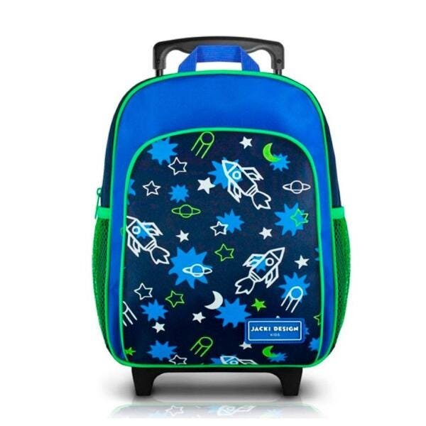 Mochila De Rodinha Infantil Com Lancheira Menino Sapeka - 2