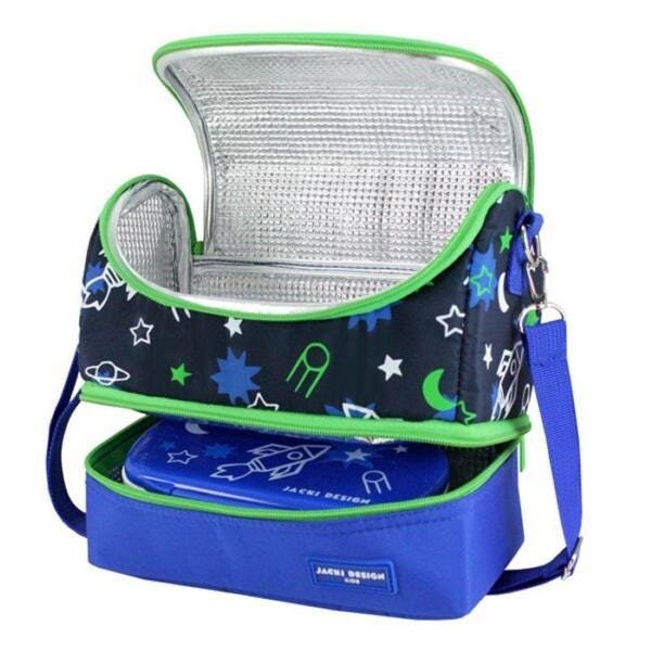 Mochila De Rodinha Infantil Com Lancheira Menino Sapeka - 8