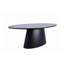 Ver imagem 1 de Mesa de Jantar Cone Oval 160x90cm Laqueada - Preto