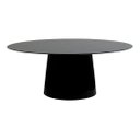 Ver imagem 2 de Mesa de Jantar Cone Oval 160x90cm Laqueada - Preto