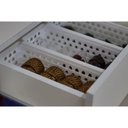 Ver imagem 3 de Kit 10 Cesto Organizador Multiuso Retangular Branco:branco