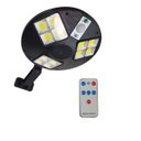 Ver imagem 1 de Luminária Solar Parede Sensor Proximidade Controle Remoto Sem Fio Jardins 12 Leds
