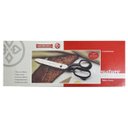 Ver imagem 2 de Tesoura alfaiate forjada 30cm cabo preto profissional