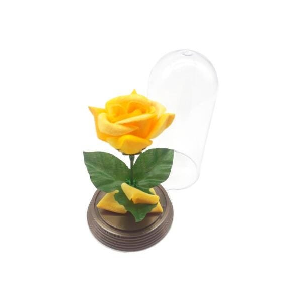 Kit 100 Mini Rosas Amarela A Bela E A Fera/Pequeno Príncipe - 2
