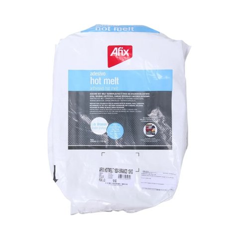 Cola Branca para Coladeira de Bordas Afix 1824 Pacote 10 Kg Artecola