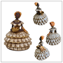 Ver imagem 1 de Enfeite Decorativo Estatueta Baiana Casa Decorada Peça em Gesso