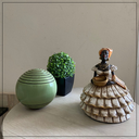 Ver imagem 2 de Enfeite Decorativo Estatueta Baiana Casa Decorada Peça em Gesso
