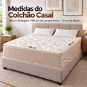 Ver imagem 6 de Colchão Casal Supreme Molas Ensacadas 138x188x27cm até 150kg por Pessoa