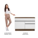 Ver imagem 2 de Balcão De Pia Madesa Glamy 1 Porta E 2 Gavetas Branco