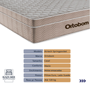 Ver imagem 2 de Cama Box Baú Bege e Colchão Airtech Springpocket Molas Ensacadas Casal Ortobom
