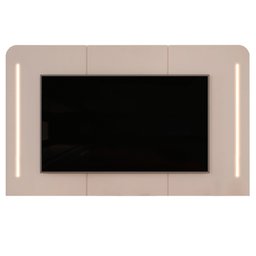 Painel para Tv Suspenso 75 Pol 218cm Ripado World D04 Off White - Mpozenato - 5