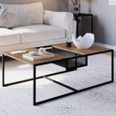 Ver imagem 2 de Mesa de Centro 100cm Est Aço York Vermont Artesano