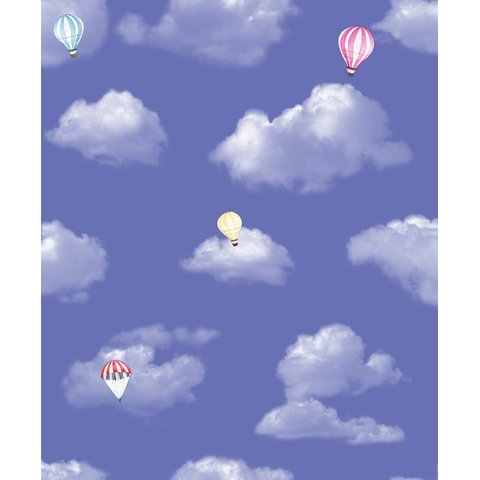 PAPEL DE PAREDE KANTAI HELLO KIDS - BALÃO AZUL