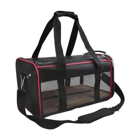 Bolsa Para Pet Transporte Viagem Vermelho