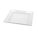 Ver imagem 2 de Kit Prato Melamine Branco Quadrado 25Cm Yangzi 6 Unidades