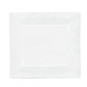 Ver imagem 1 de Kit Prato Melamine Branco Quadrado 25Cm Yangzi 6 Unidades