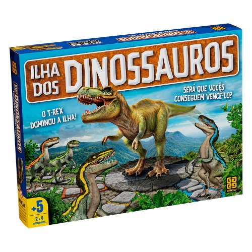 Quebra Cabeça Dinossauros 48 Pçs Gigantes - Grow - nivalmix